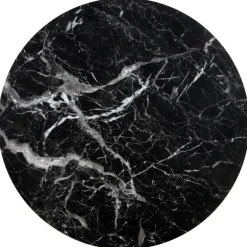 OREO sæt af to sofaborde - Sort marmor / Sort