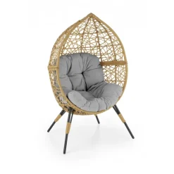 OSKAR havestol, Naturlig / lys Grå