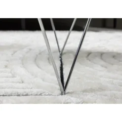 osterlen Sofa Bord - Sølvgrå og Transperant