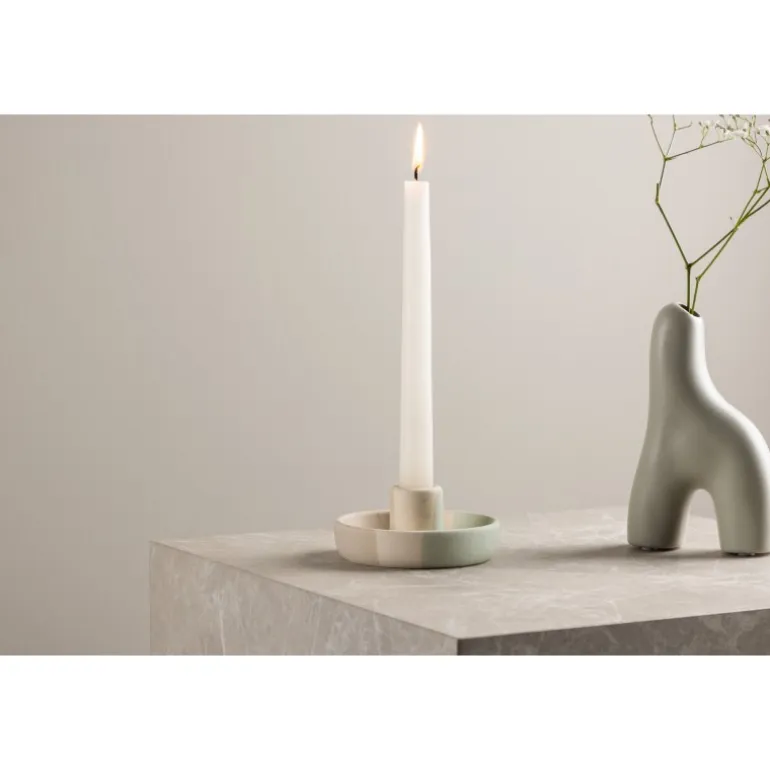 Otis Lysestage - Beige, Grøn og Grå