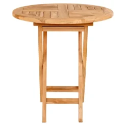 Oviedo Teak Spisebord - Spisebord i teaktræ Ø70x75cm