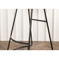 Ozark Barstol - Sort og Mørk Valnød