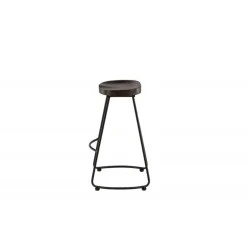 Ozark Barstol - Sort og Mørk Valnød