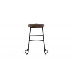 Ozark Barstol - Sort og Mørk Valnød