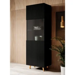 PAFOS Vitrineskab - Sort