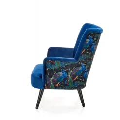 PAGONI stol - mørkeblå / Sort