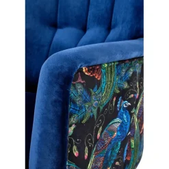 PAGONI stol - mørkeblå / Sort