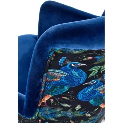 PAGONI stol - mørkeblå / Sort