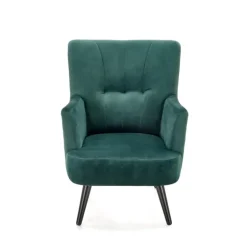 PAGONI stol - Mørkegrøn / Sort