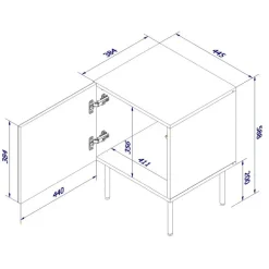 PALAZZO sengebord sæt