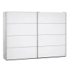 Palermo klædeskab 242 cm - Hvid