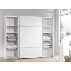 Palermo klædeskab 242 cm - Hvid