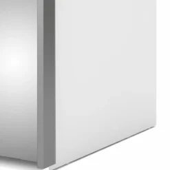 Palermo klædeskab 182 cm - Hvid,Grå