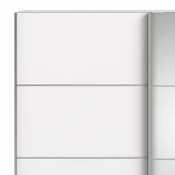 Palermo klædeskab 182 cm bred - Hvid/Spejl