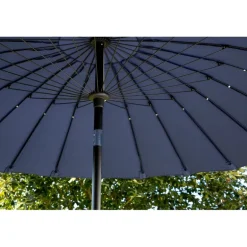 Palmetto Parasol - Sort,Blå