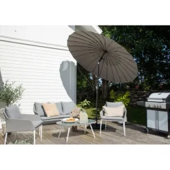 Palmetto Parasol - Sort,Grå