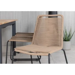 Panama Loungesæt - Havemøbelsæt - Beige,Sort,Natur