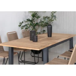 Panama Loungesæt - Havemøbelsæt - Beige,Sort,Natur