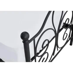 PANAMA Metalseng 120x200cm - Sort