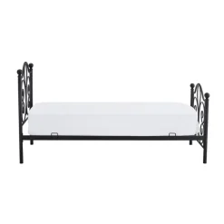 PANAMA metalseng 90x200cm - Sort