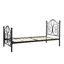 PANAMA metalseng 90x200cm - Sort