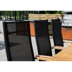 Panama Positionsstol - Sort,Natur