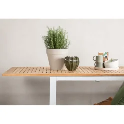 Panama Spisebord - Natur,Hvid