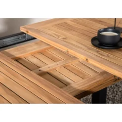 Panama Spisebord - Sort,Natur