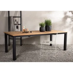 Panama Spisebord - Sort,Natur