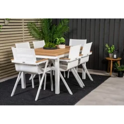 Panama t Loungesæt - Havemøbelsæt - Natur,Hvid