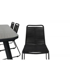 Paola Loungesæt - Havemøbelsæt - Sort