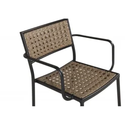 Paola Spisestuestol - Sort,Natur