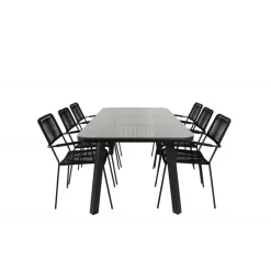 Paola t Loungesæt - Havemøbelsæt - Sort