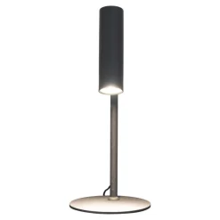 Paris Bordlampe - Lampe i sort med stofledning på 200 cm Pære: GU10/5W LED IP20