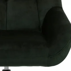Paris drejestol Mørkegrøn Velour