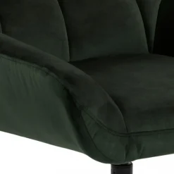 Paris drejestol Mørkegrøn Velour