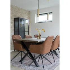 Paris Pendel - Lampe i messing med stofledning på 120 cm Pære: GU10/5W LED IP20