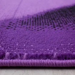 Parma Kortluvet tæppe Abstrakt Bølge - Lilla