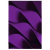 Parma Kortluvet Tæppeløber Abstrakt Bølge - Lilla