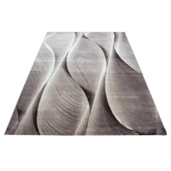 Parma Kortluvet Tæppeløber Bølge - Brun