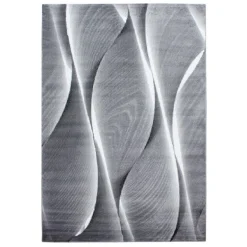 Parma Kortluvet Tæppeløber Bølge - Sort