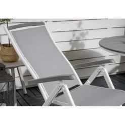 Parma Rund Loungesæt - Havemøbelsæt - Grå,Hvid