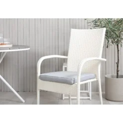 Parma Rund Loungesæt - Havemøbelsæt - Grå,Hvid