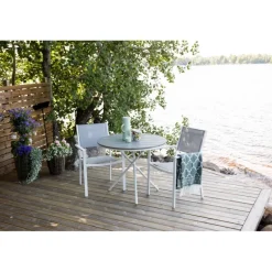 Parma Rund Loungesæt - Havemøbelsæt - Grå