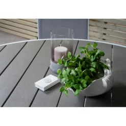 Parma Rundt Loungesæt - Havemøbelsæt - Grå,Hvid