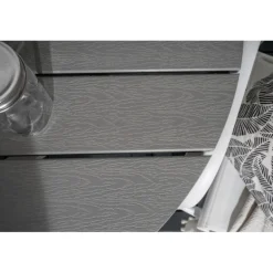 Parma, Santorini Rund Loungesæt - Havemøbelsæt - Grå,Hvid