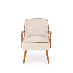 PASTORE lænestol lys Beige / lys Valnød