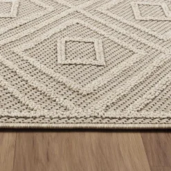 Patara Udendørs tæppe Rhombus - Beige