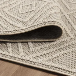 Patara Udendørs tæppe Rhombus - Beige