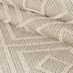 Patara Udendørs tæppe Rhombus - Beige